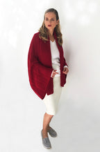 Load image into Gallery viewer, Kimono Sleeve Stitched Cardigan