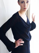 Load image into Gallery viewer, Draped Cowl Neck Dress