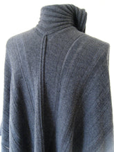 Load image into Gallery viewer, Ribbed Shawl Poncho