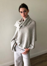 Load image into Gallery viewer, Poncho Top With Shawl Neck