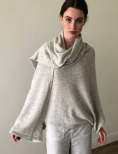 Load image into Gallery viewer, Poncho Top With Shawl Neck