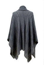 Load image into Gallery viewer, Ribbed Shawl Poncho