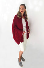 Load image into Gallery viewer, Kimono Sleeve Stitched Cardigan
